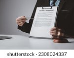 Small photo of Lawyer who assists legal counsel with clients who are stuck in a lawsuit or want to file a lawsuit, lawyering is a legal battle, using the law to fight a lawsuit fairly.