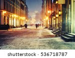 Magic Snowy Streets Night...