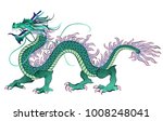 Chinese Dragon. Vector...