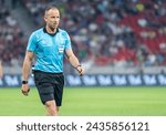 Small photo of Budapest, Hungary – May 11, 2022. Referee Tamas Bognar during Hungarian Cup 202122 final match Ferencvaros vs Paks (3-0).