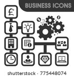 Business Icons Set And Symbols...