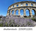 Small photo of Antic Roman Arena in Pula, Croatia, Europe
