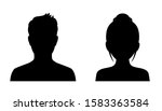 man and woman head icon... | Shutterstock .eps vector #1583363584
