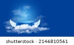 blue sky background  3d product ... | Shutterstock .eps vector #2146810561