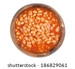 Baked Beans Isolated On White