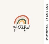 grateful inspirational... | Shutterstock .eps vector #1512114221