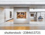 Small photo of Fort Worth, Texas - November 5, 2023: The Kimbell Art Museum is located in the cultural district and host European Old Masters and traveling art exhibitions in Ft Worth, Texas, USA