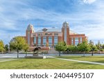 Small photo of Fort Worth, Texas - November 5, 2023: The Citizens Of Fort Worth Voted In November 2014 for Multipurpose A New Multipurpose Arena For The Community, the Dickies Arena.
