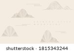 curved mountain graphics... | Shutterstock .eps vector #1815343244