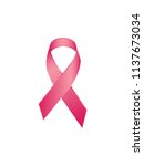 pink ribbon  breast cancer... | Shutterstock .eps vector #1137673034