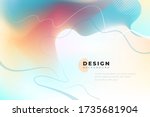 colorful geometric background... | Shutterstock .eps vector #1735681904