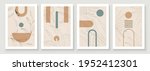 abstract organic wall art. mid... | Shutterstock .eps vector #1952412301