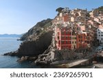 
Cinque Terre is known for its scenic coastal paths that wind along the rugged cliffs overlooking the Mediterranean Sea. 
These trails offer some of the most breathtaking views of the Italian Riviera.