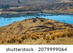 The inca tombs or chullpas of Sillustani near Puno, Peru.