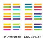set of colored web buttons.... | Shutterstock .eps vector #1307834164