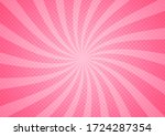 Abstract Comic Pink Background...