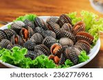 Small photo of Boiled cockles and sea food
