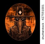 Plague Doctor. Graphic...