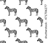 seamless zebra pattern. animal... | Shutterstock .eps vector #471706277