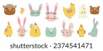 vector easter clipart hand...