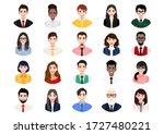 big bundle of different people... | Shutterstock .eps vector #1727480221