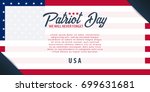 patriot day background.... | Shutterstock .eps vector #699631681
