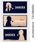 Set Of Sherlock Holmes Banners. ...