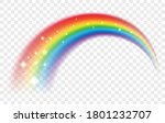lucky rainbow. rain bow vector... | Shutterstock .eps vector #1801232707