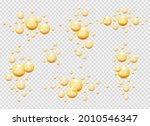 jojoba oil bubbles. organic... | Shutterstock .eps vector #2010546347