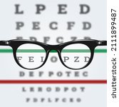 blurred eyesight concept.... | Shutterstock .eps vector #2111899487