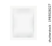 sachet mockup isolated on white ... | Shutterstock .eps vector #1985028227