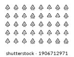 recycling codes symbols set ... | Shutterstock .eps vector #1906712971