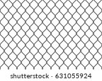 Wire Chain Link Fence. Vector...
