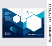 cover design for presentations... | Shutterstock .eps vector #1687878331