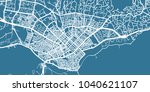 detailed vector map of varna ... | Shutterstock .eps vector #1040621107