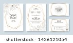 wedding invitation  save the... | Shutterstock .eps vector #1426121054