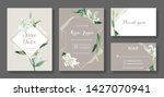 wedding invitation card  save... | Shutterstock .eps vector #1427070941