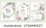 wedding invitation  save the... | Shutterstock .eps vector #1726940527