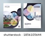 annual report brochure flyer... | Shutterstock .eps vector #1856105644