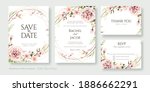wedding invitation  save the... | Shutterstock .eps vector #1886662291