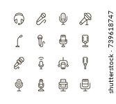 Microphone Icon Set. Collection ...