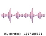 frequency audio waveform  music ... | Shutterstock .eps vector #1917185831