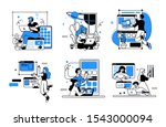 designing developing and... | Shutterstock .eps vector #1543000094