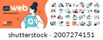 programming illustration set.... | Shutterstock .eps vector #2007274151