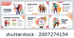 presentation and slide layout... | Shutterstock .eps vector #2007274154