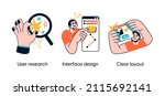 user interface development  ... | Shutterstock .eps vector #2115692141