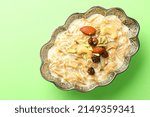 Small photo of Sheer khurma or sheer khorma is a festival vermicelli pudding prepared by Muslims on Eid ul-Fitr and Eid al-Adha in Pakistan, Afghanistan, India and parts of Central Asia.
