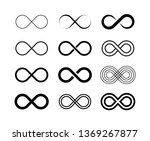 infinity symbol big set.... | Shutterstock .eps vector #1369267877