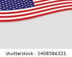 usa independence day 4th of... | Shutterstock .eps vector #1408586321