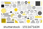 set of 100 geometric shapes.... | Shutterstock .eps vector #1511671634